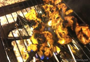 Step for Recipe - Chicken Shish Kabab
